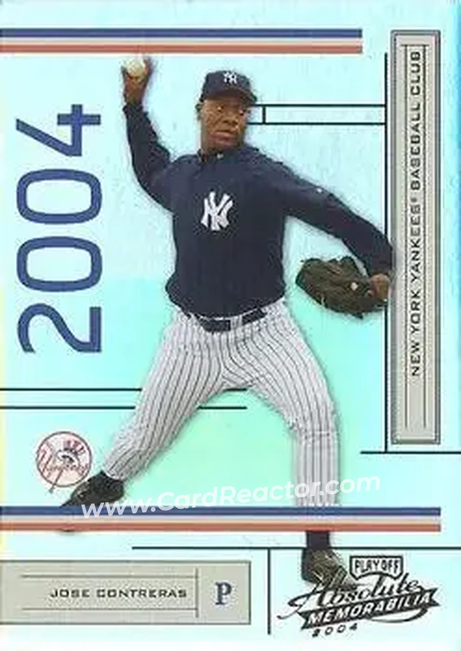2004 Playoff Absolute Memorabilia #148 - Jose Contreras - New York Yankees - Front