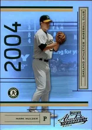2004 Playoff Absolute Memorabilia #153 - Mark Mulder - Oakland Athletics