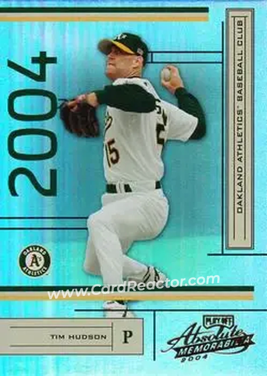 2004 Playoff Absolute Memorabilia #154 - Tim Hudson - Oakland Athletics - Front