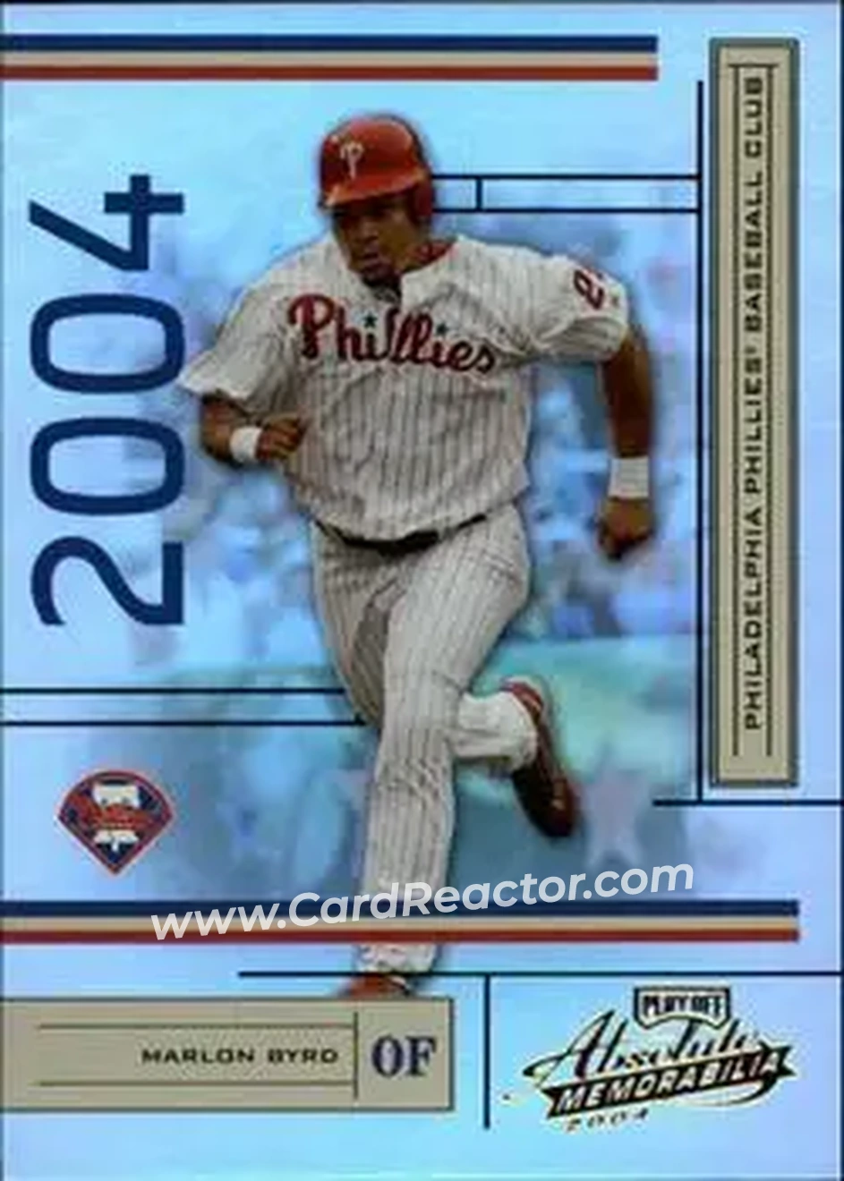 2004 Playoff Absolute Memorabilia #159 - Marlon Byrd - Philadelphia Phillies - Front