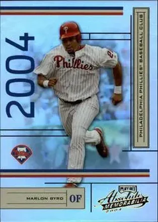 2004 Playoff Absolute Memorabilia #159 - Marlon Byrd - Philadelphia Phillies