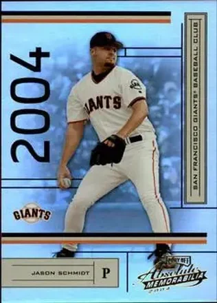 2004 Playoff Absolute Memorabilia #169 - Jason Schmidt - San Francisco Giants