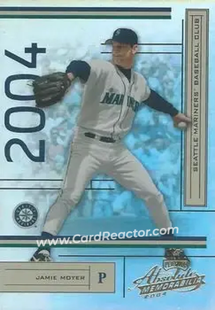 2004 Playoff Absolute Memorabilia #175 - Jamie Moyer - Seattle Mariners - Front
