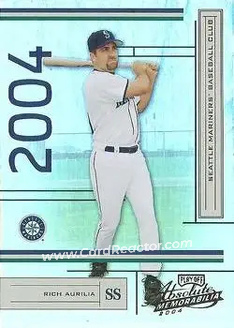 2004 Playoff Absolute Memorabilia #176 - Rich Aurilia - Seattle Mariners - Front