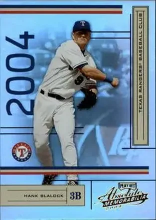 2004 Playoff Absolute Memorabilia #189 - Hank Blalock - Texas Rangers