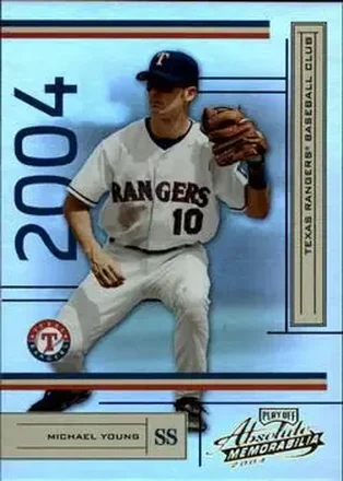2004 Playoff Absolute Memorabilia #192 - Michael Young - Texas Rangers
