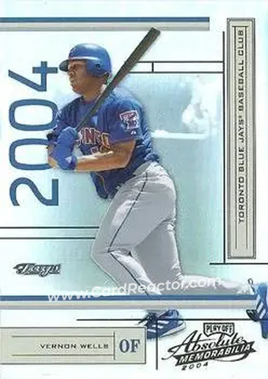 2004 Playoff Absolute Memorabilia #193 - Vernon Wells - Toronto Blue Jays - Front