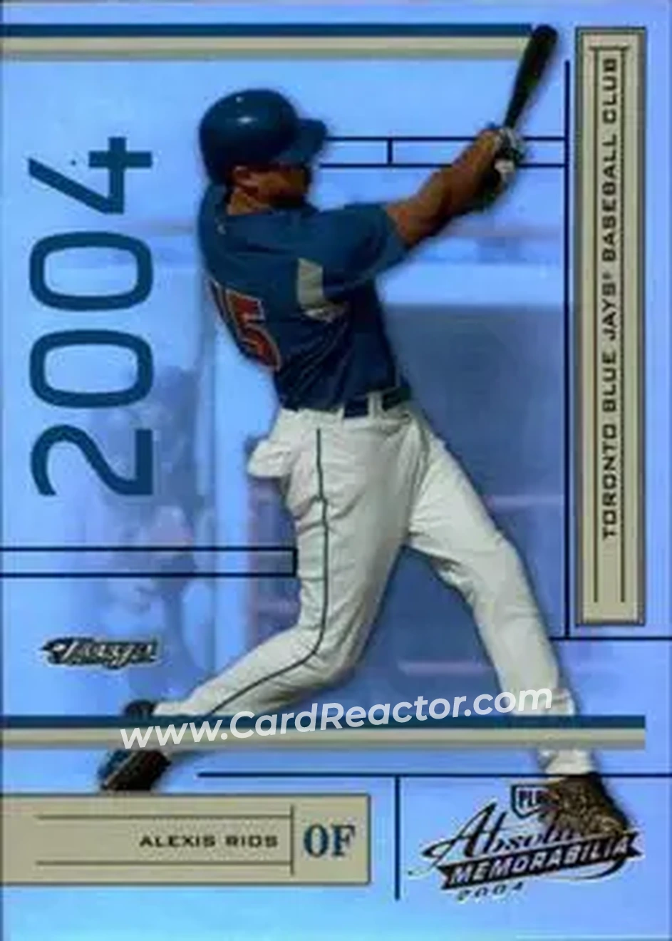 2004 Playoff Absolute Memorabilia #198 - Alex Rios - Toronto Blue Jays - Front