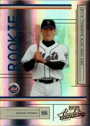 2004 Playoff Absolute Memorabilia #201 - Kazuo Matsui - New York Mets