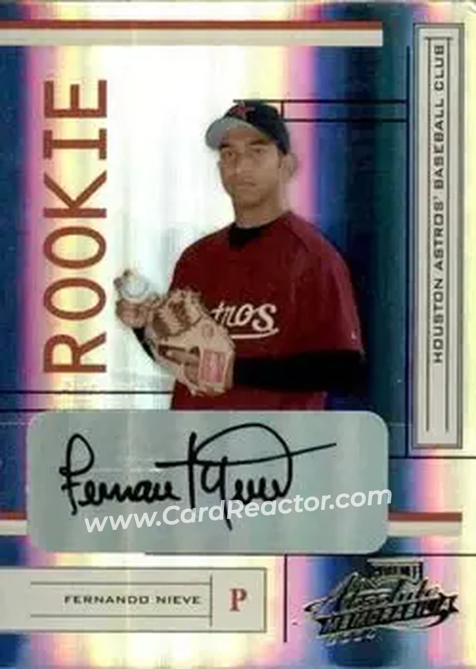 2004 Playoff Absolute Memorabilia #202 - Fernando Nieve - Houston Astros - Front