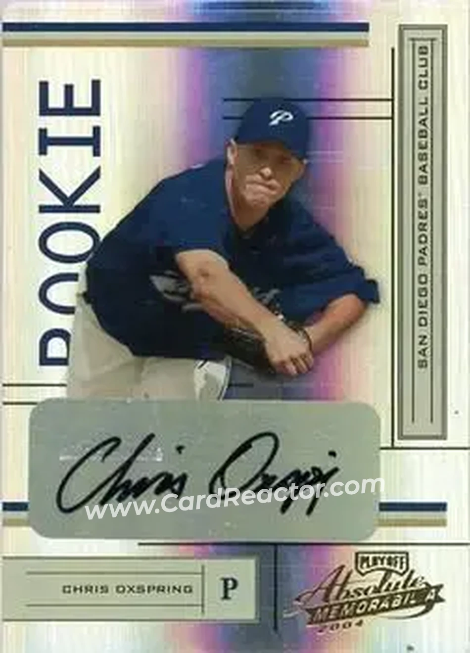 2004 Playoff Absolute Memorabilia #206 - Chris Oxspring - San Diego Padres - Front