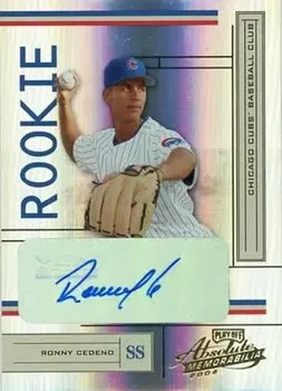 2004 Playoff Absolute Memorabilia #218 Ronny Cedeno