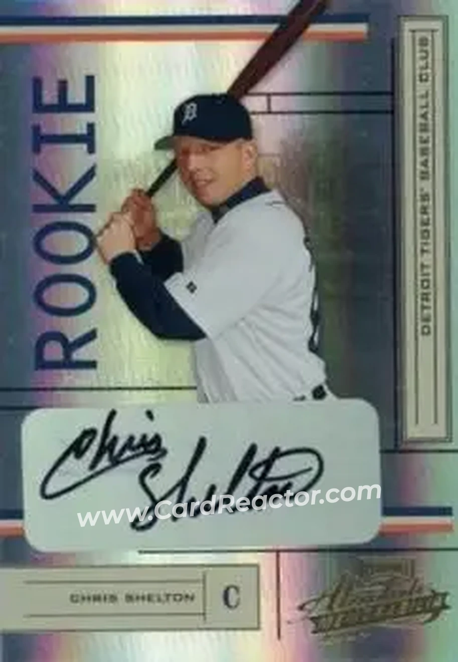 2004 Playoff Absolute Memorabilia #225 - Chris Shelton - Detroit Tigers - Front