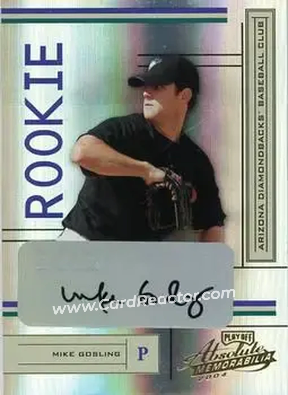 2004 Playoff Absolute Memorabilia #226 - Mike Gosling - Arizona Diamondbacks - Front