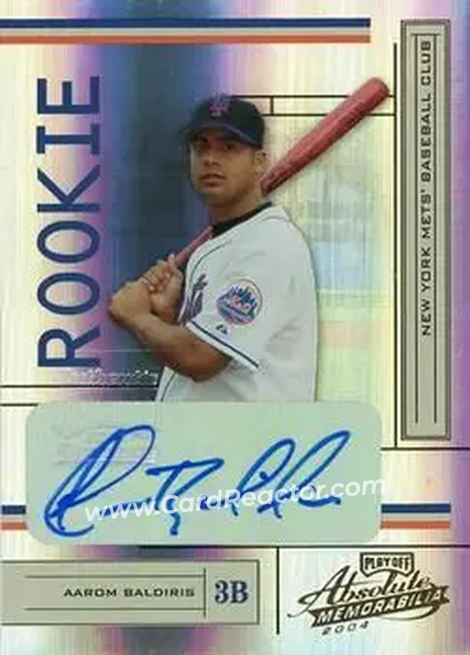 2004 Playoff Absolute Memorabilia #227 - Aarom Baldiris - New York Mets - Front