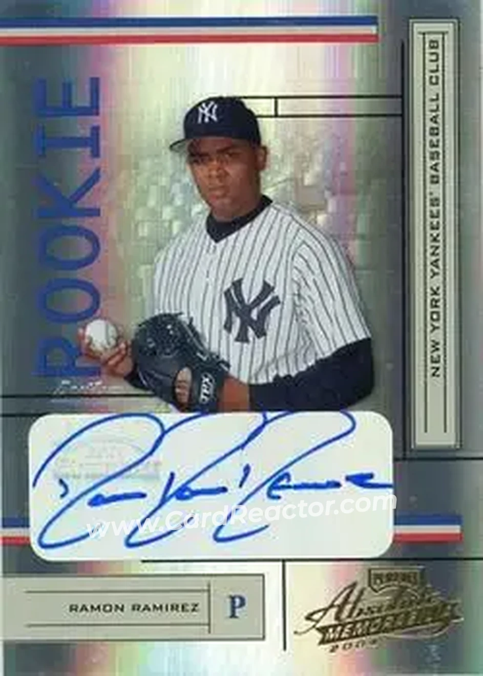 2004 Playoff Absolute Memorabilia #228 - Ramon Ramirez - New York Yankees - Front 2004 Playoff Absolute Memorabilia #228 - Ramon Ramirez - New York Yankees - Front
