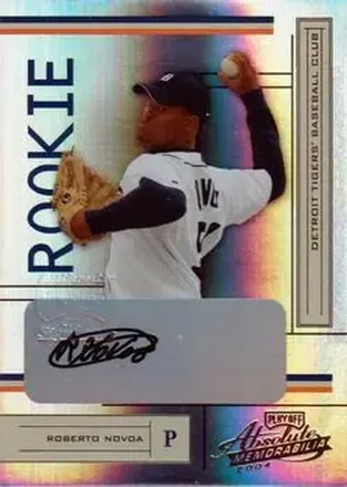 2004 Playoff Absolute Memorabilia #229 - Roberto Novoa - Detroit Tigers