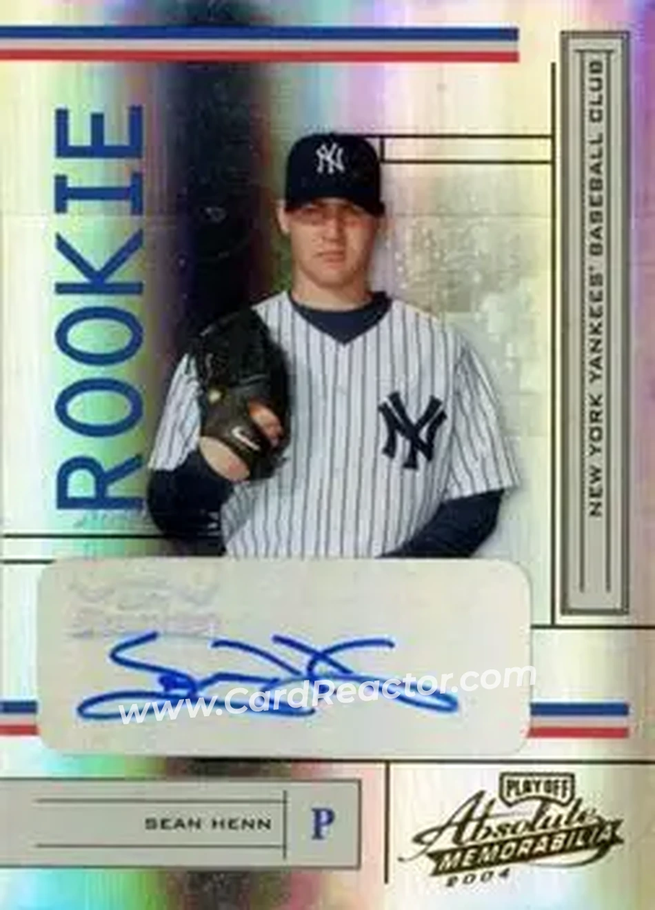 2004 Playoff Absolute Memorabilia #230 - Sean Henn - New York Yankees - Front