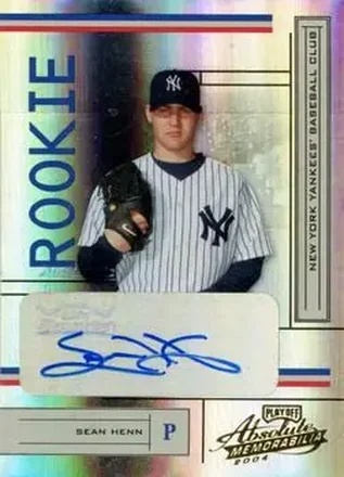 2004 Playoff Absolute Memorabilia #230 - Sean Henn - New York Yankees