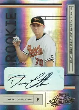 2004 Playoff Absolute Memorabilia #233 - Dave Crouthers - Baltimore Orioles