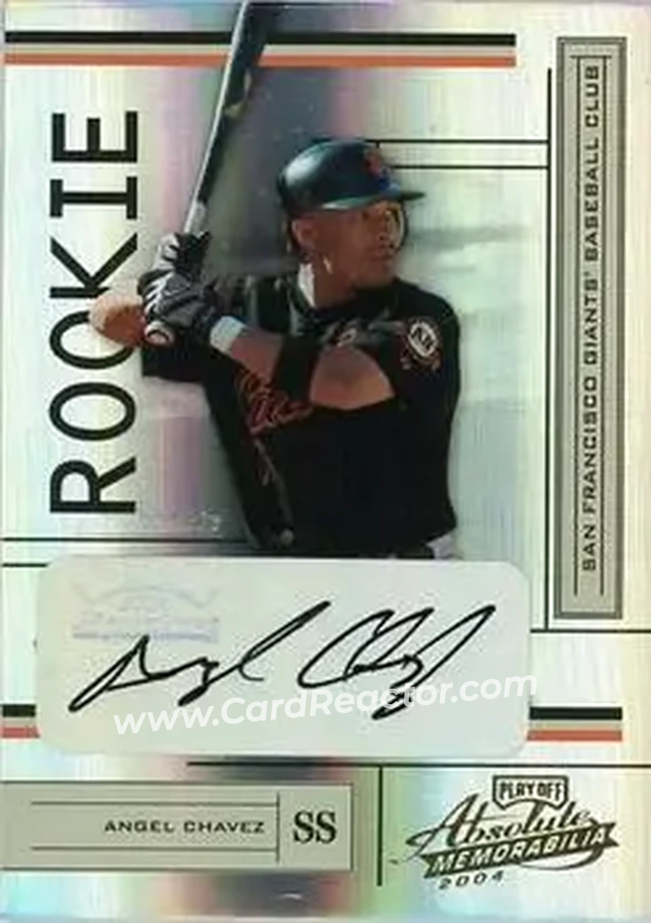 2004 Playoff Absolute Memorabilia #235 - Angel Chavez - San Francisco Giants - Front