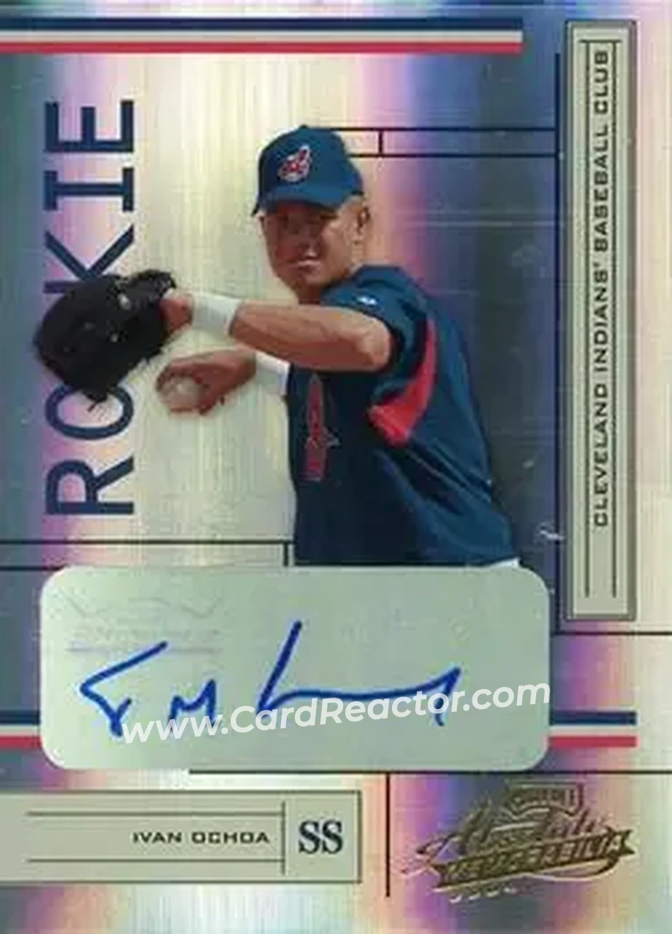 2004 Playoff Absolute Memorabilia #242 - Ivan Ochoa - Cleveland Indians - Front