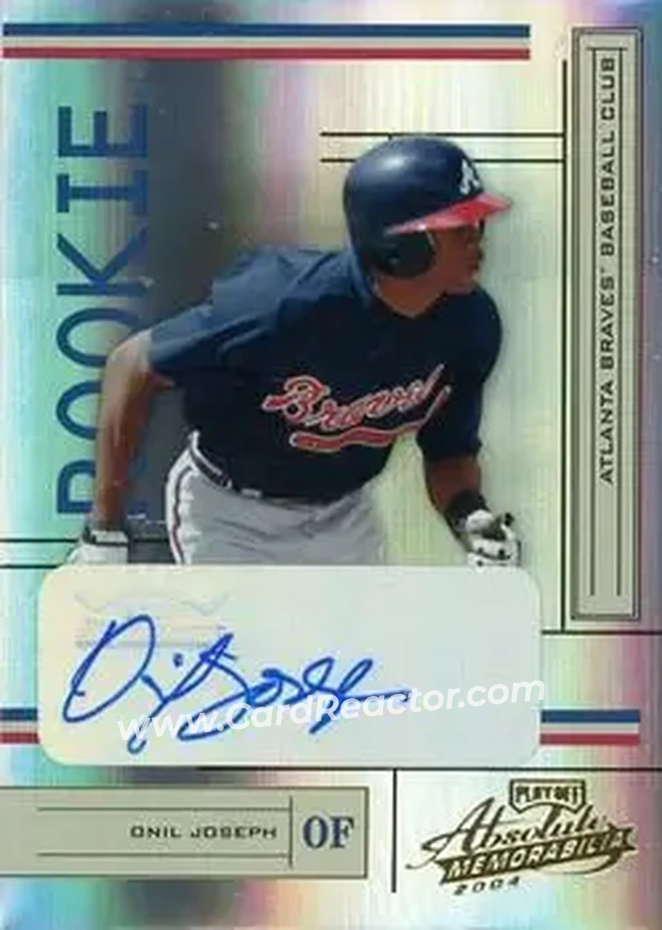 2004 Playoff Absolute Memorabilia #244 - Onil Joseph - Atlanta Braves - Front