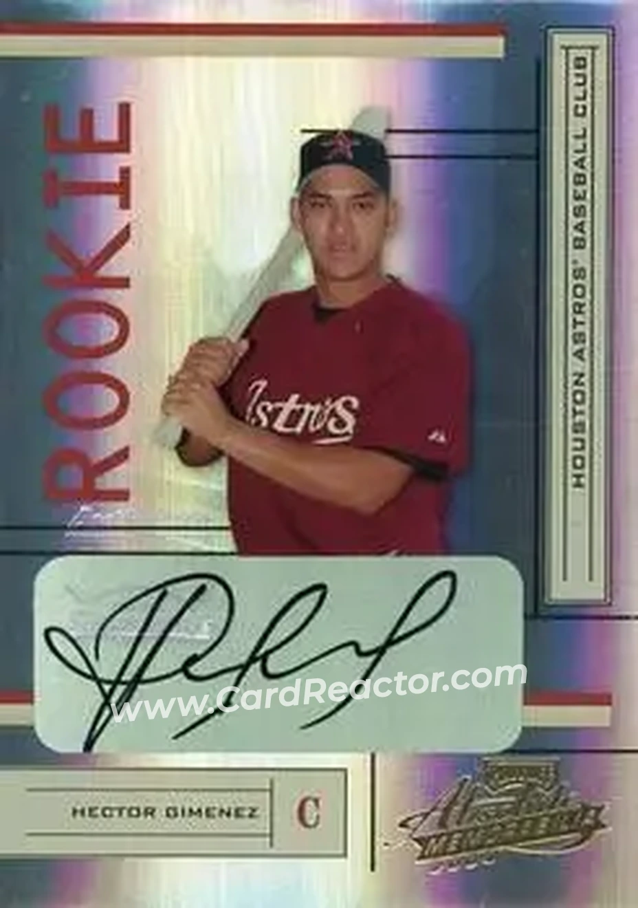 2004 Playoff Absolute Memorabilia #245 - Hector Gimenez - Houston Astros - Front