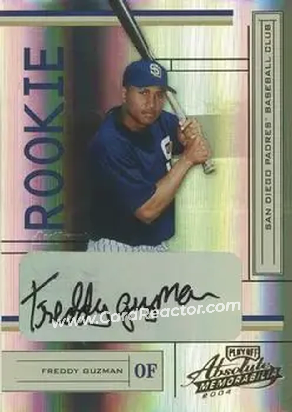 2004 Playoff Absolute Memorabilia #247 - Freddy Guzman - San Diego Padres - Front