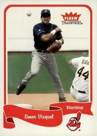 2004 Fleer Tradition #211 - Omar Vizquel - Cleveland Indians