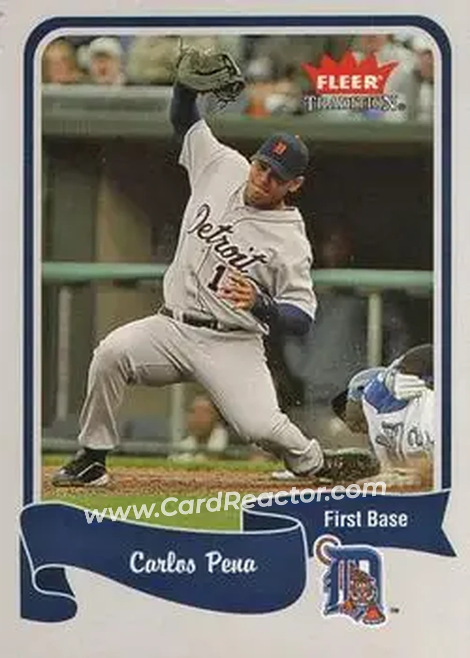 2004 Fleer Tradition #212 - Carlos Peña - Detroit Tigers - Front