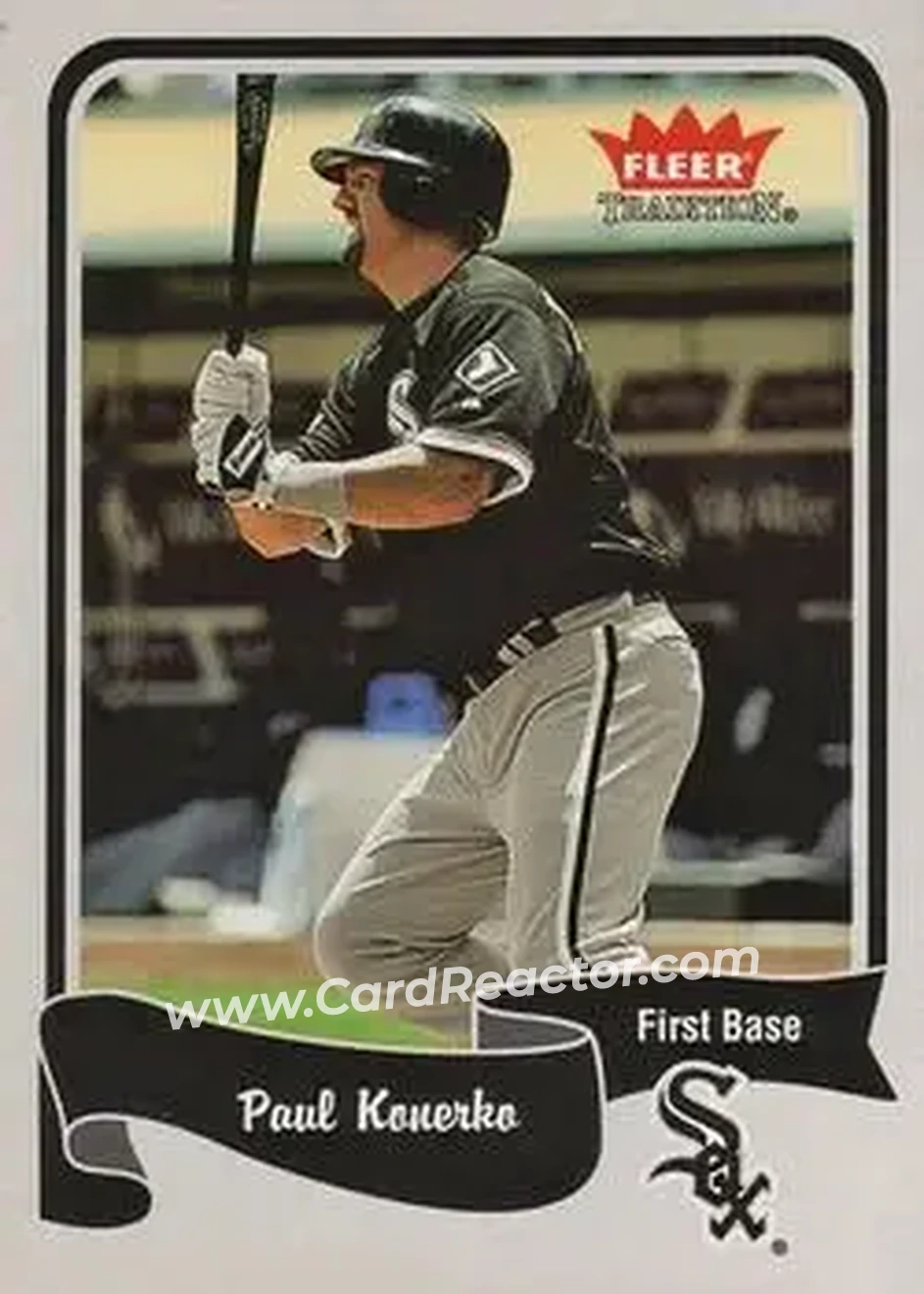 2004 Fleer Tradition #215 - Paul Konerko - Chicago White Sox - Front 2004 Fleer Tradition #215 - Paul Konerko - Chicago White Sox - Front