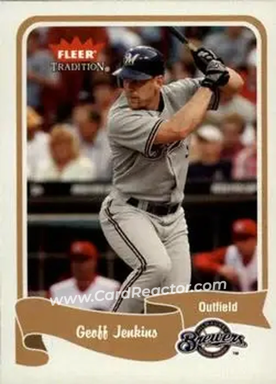 2004 Fleer Tradition #224 - Geoff Jenkins - Milwaukee Brewers - Front