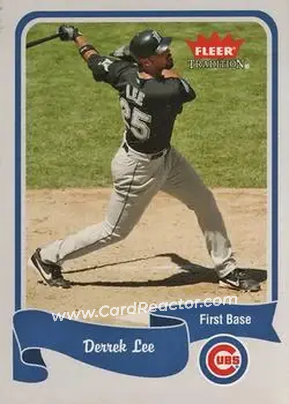 2004 Fleer Tradition #226 - Derrek Lee - Chicago Cubs - Front 2004 Fleer Tradition #226 - Derrek Lee - Chicago Cubs - Front