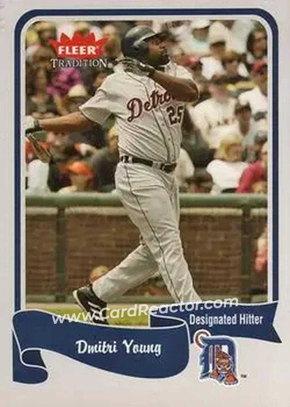 2004 Fleer Tradition #235 - Dmitri Young - Detroit Tigers - Front 2004 Fleer Tradition #235 - Dmitri Young - Detroit Tigers - Front