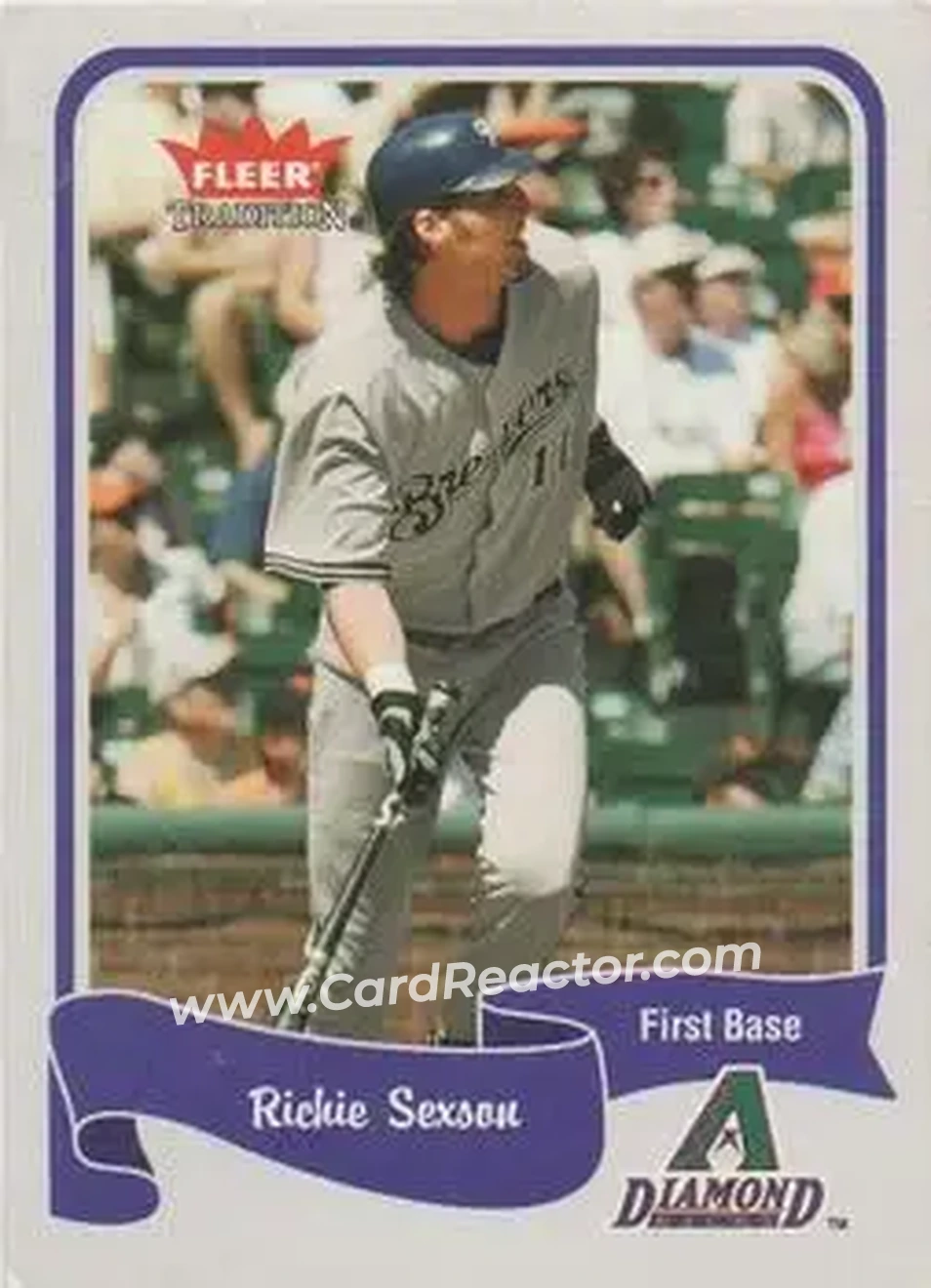 2004 Fleer Tradition #248 - Richie Sexson - Arizona Diamondbacks - Front