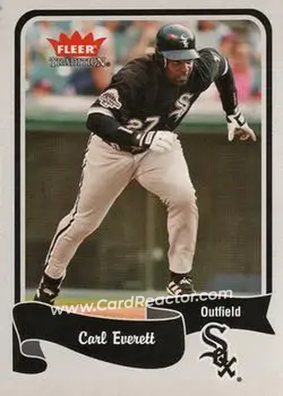 2004 Fleer Tradition #260 - Carl Everett - Chicago White Sox - Front 2004 Fleer Tradition #260 - Carl Everett - Chicago White Sox - Front