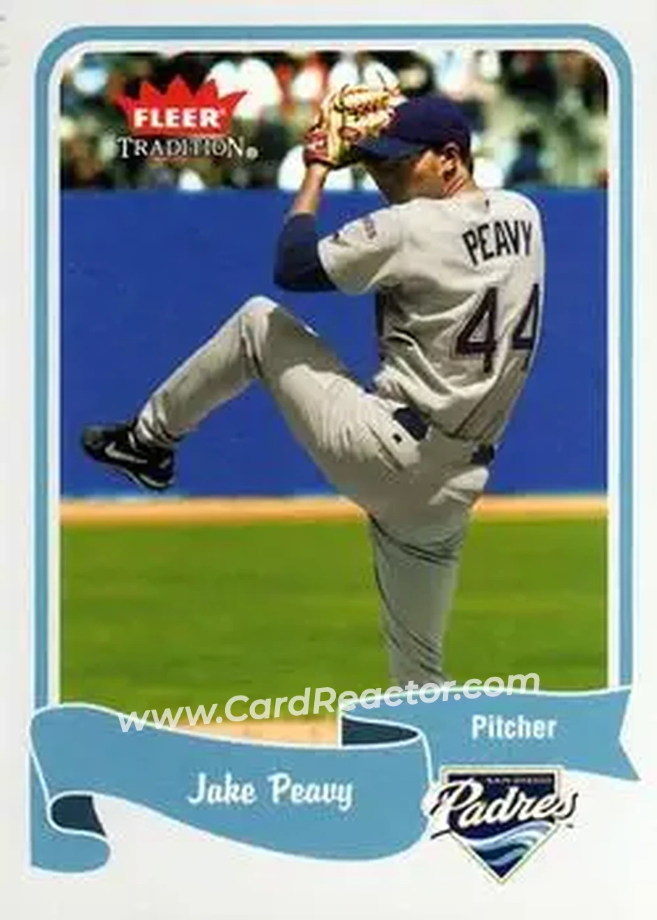 2004 Fleer Tradition #264 - Jake Peavy - San Diego Padres - Front