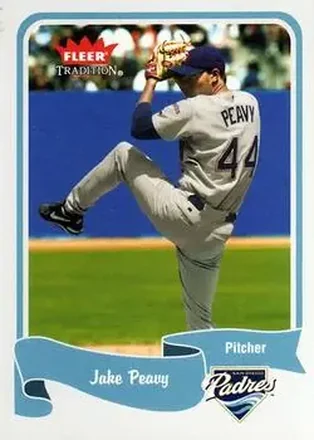 2004 Fleer Tradition #264 - Jake Peavy - San Diego Padres