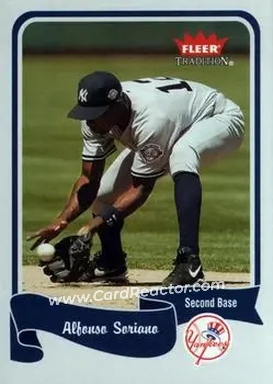 2004 Fleer Tradition #272 - Alfonso Soriano - New York Yankees - Front