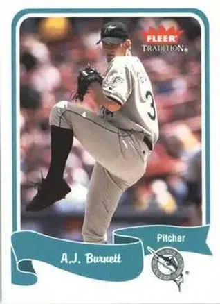 2004 Fleer Tradition #280 - A.J. Burnett - Florida Marlins