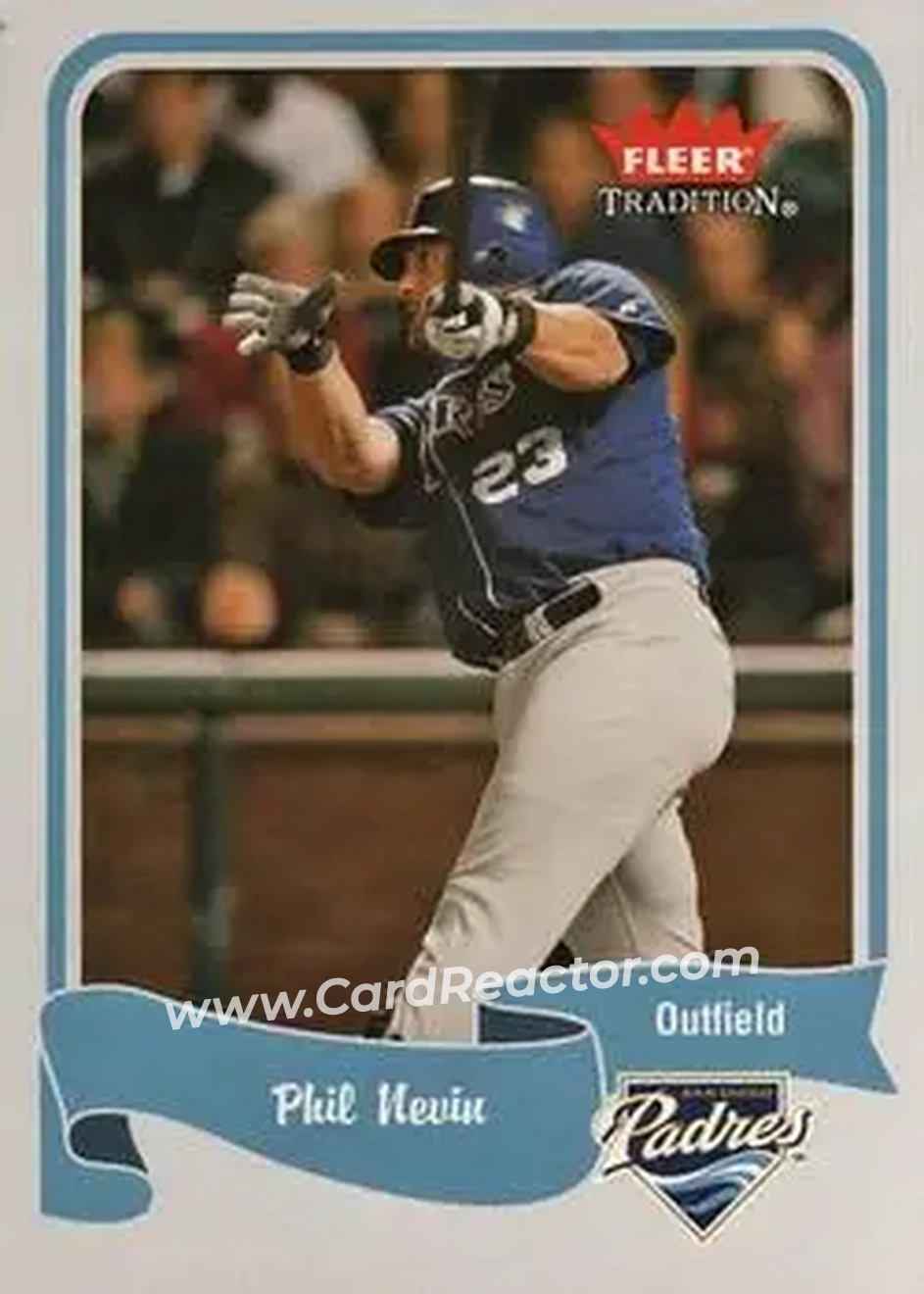 2004 Fleer Tradition #282 - Phil Nevin - San Diego Padres - Front