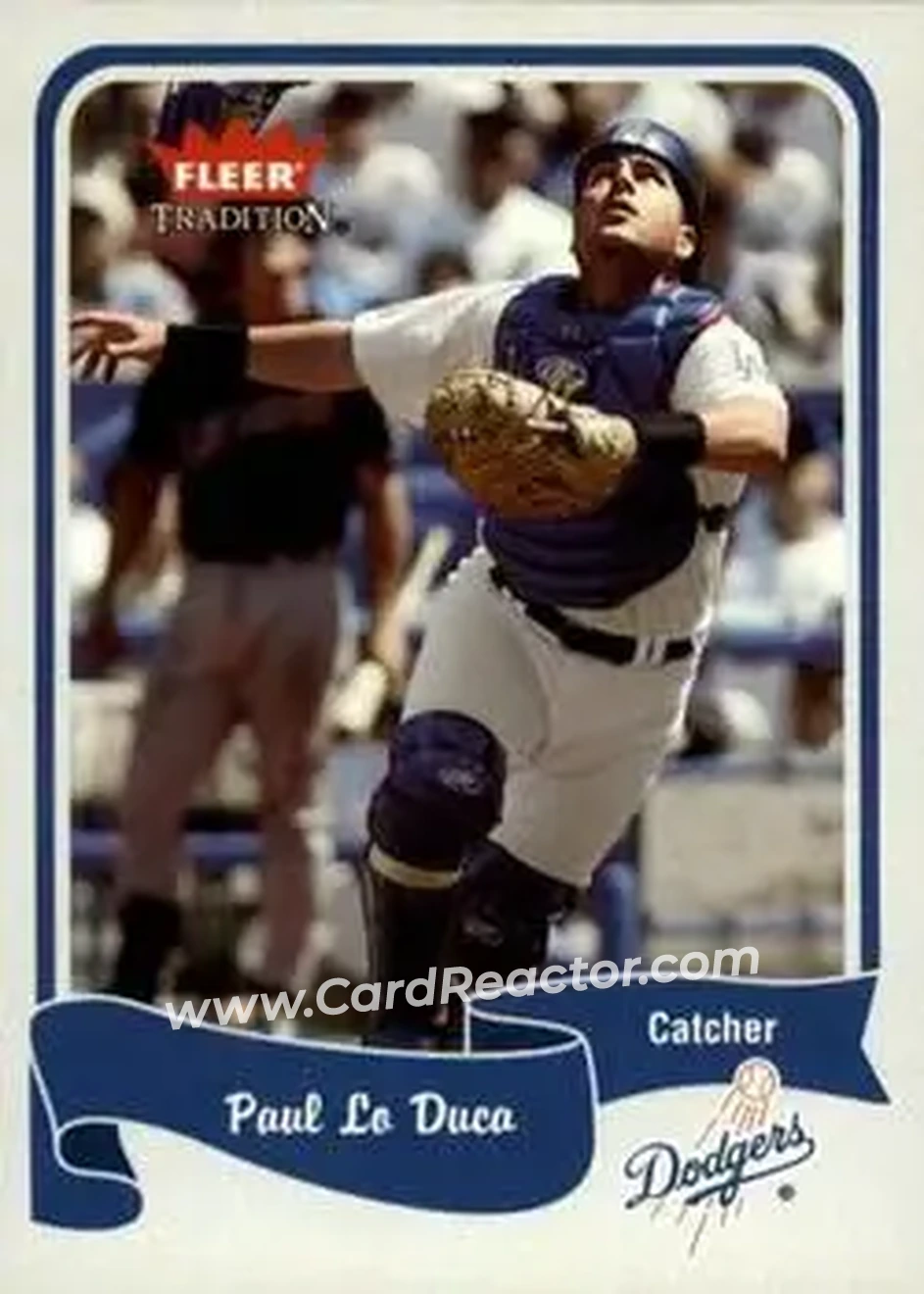 2004 Fleer Tradition #309 - Paul Lo Duca - Los Angeles Dodgers - Front