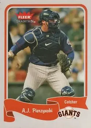 2004 Fleer Tradition #312 - A.J. Pierzynski - San Francisco Giants