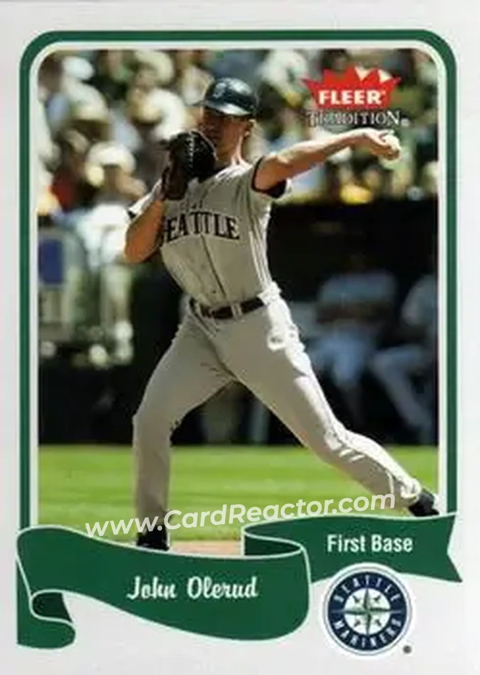 2004 Fleer Tradition #317 - John Olerud - Seattle Mariners - Front