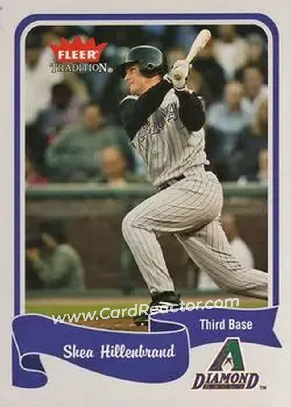 2004 Fleer Tradition #322 - Shea Hillenbrand - Arizona Diamondbacks - Front