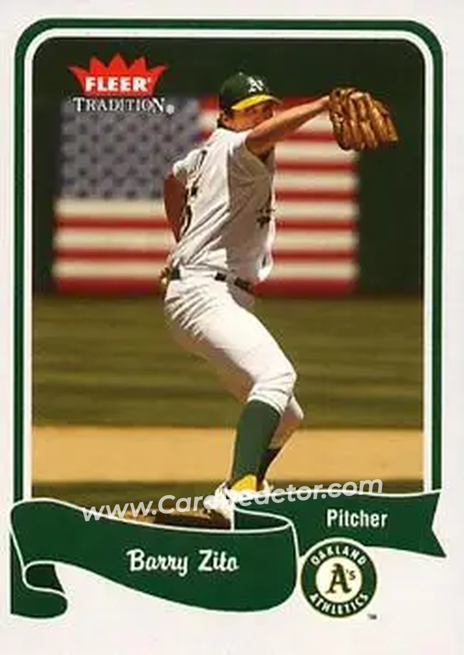 2004 Fleer Tradition #333 - Barry Zito - Oakland Athletics - Front