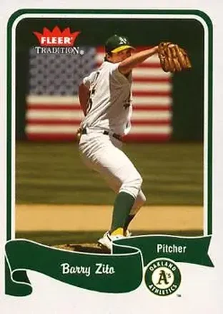 2004 Fleer Tradition #333 - Barry Zito - Oakland Athletics