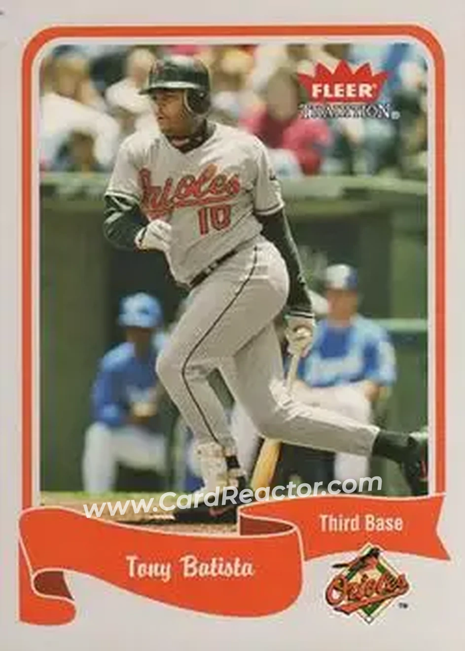 2004 Fleer Tradition #338 - Tony Batista - Baltimore Orioles - Front