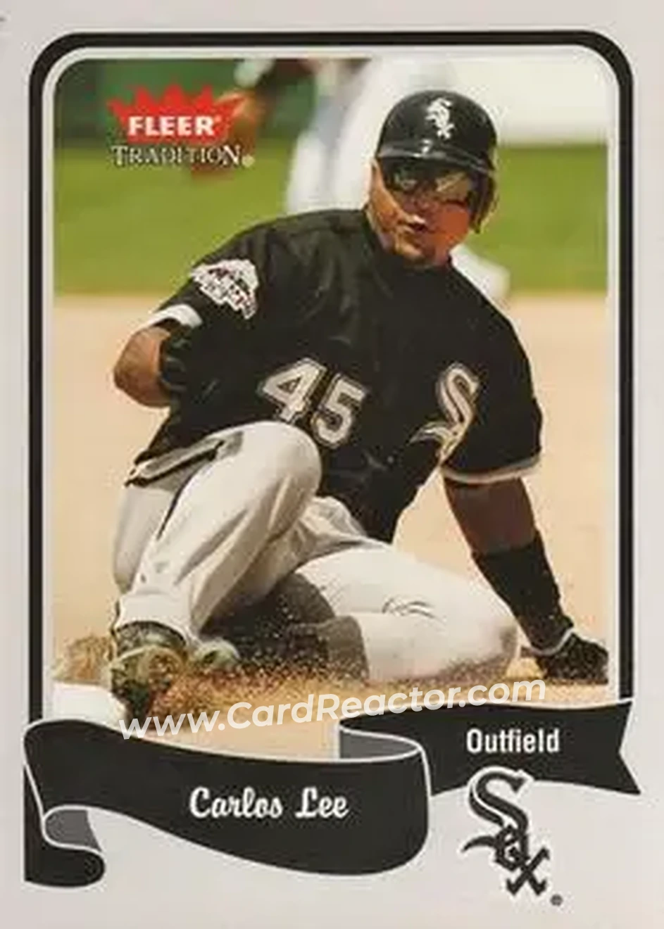 2004 Fleer Tradition #359 - Carlos Lee - Chicago White Sox - Front